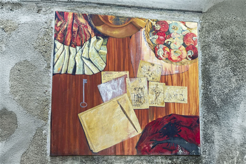 11 - Murales - Chiavi, tess...