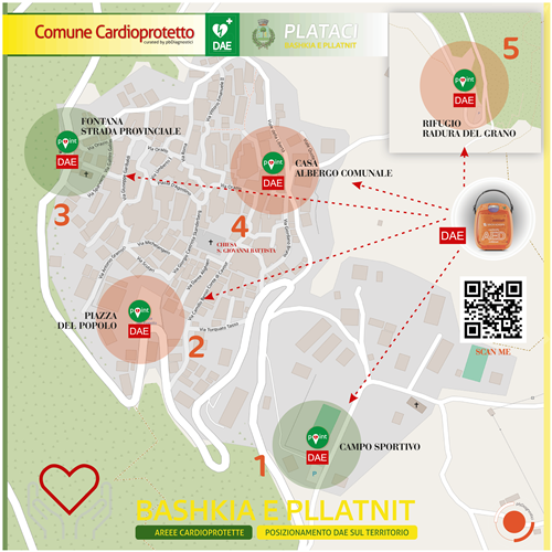 Posizionamento DAE sul Territorio